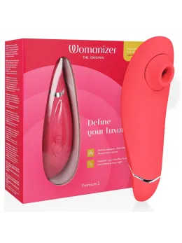 Womanizer Premium 2 Intimate Air System Raspberry, 14 Modes, Silicone