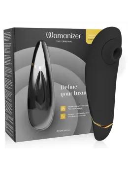 Womanizer Premium 2 Black - Air Pulse System, 14 Levels, Waterproof