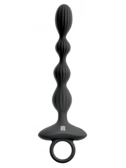 ANOS Flexible Silicone Beads with Dual Motor & Jumping Vibration, 21 cm