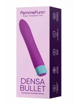FemmeFunn Densa Bullet Purple - Dual Density, 8 Modes, Waterproof, 19.3cm