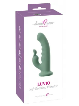 beau coeur Luvio Rotating Soft Dual Motor System with Suction Cup 19.3cm
