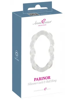 beau coeur PARINOR Silicone Dual Support Ring, Transparent, 10.6 cm