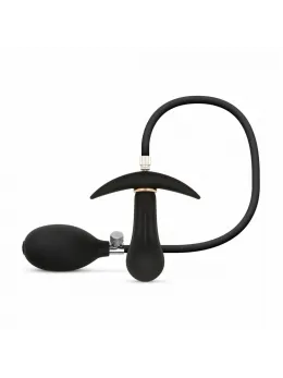 Anal Collection Inflatable Plug 8 cm Black - Adjustable Silicone Model