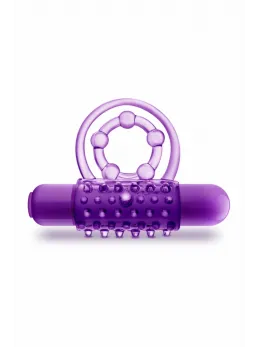 Blush Play With Me The Player Vibrating Dual Support Ring TPE Blue