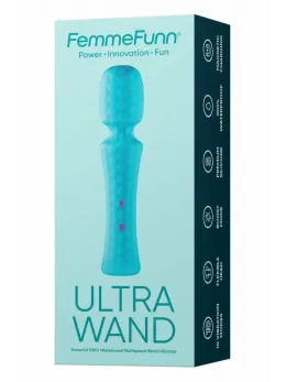 FemmeFunn Ultra Wand Turquoise - Waterproof Multi-Speed Massager 20.3cm