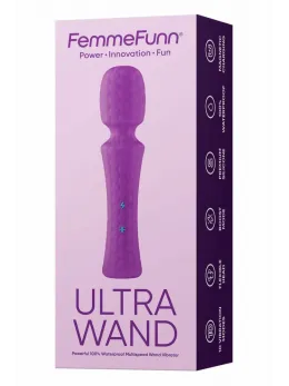FemmeFunn Ultra Wand Purple - Waterproof Multispeed Silicone Massager