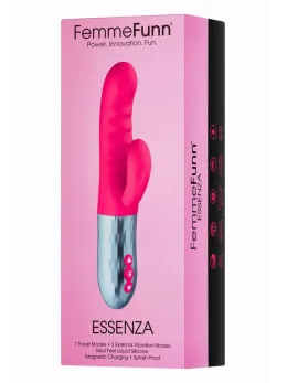 FemmeFunn Essenza Pink Dual-Action Thrusting Silicone Device 24.4cm