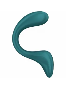 Satisfyer G for Goddess 2 Rabbit Vibrator, Bottle Green, Dual Motors