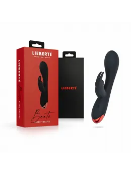 Lieberte Beate Dual Action Silicone Intimate Device, Pink, USB Rechargeable