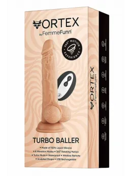 FemmeFunn Turbo Baller Nude Wireless 360° Rotating Intimate Device