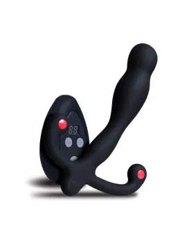 Aneros Eupho Syn V Vibrating Prostate Massager Black - 10 Modes, Remote Control