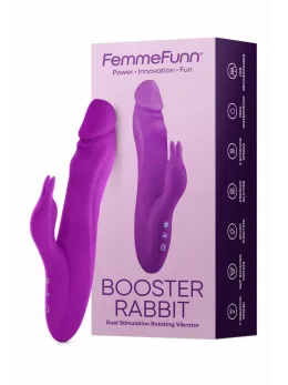 FemmeFunn Booster Rabbit Purple Dual-Action Rotating Intimate Device