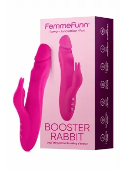 FemmeFunn Booster Rabbit Pink Dual-Action Rotating Intimate Machine