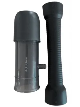Autoblow VacuGlide Medium Stroking Tube Set with Sleeve & Cap 17cm