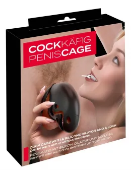 You2Toys Chastity Cage Set with Adjustable Rings and Silicone Insert 7.8 cm