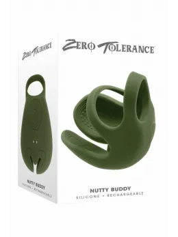 ZERO TOLERANCE Nutty Buddy Silicone Vibrating Ring 9 Modes Black