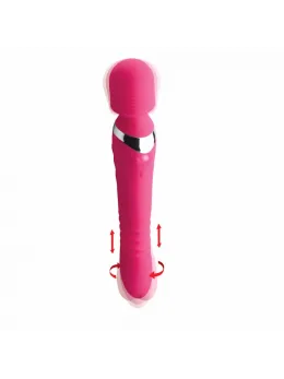 INMI Ultra Thrust-Her Silicone Wand Dual-Action Massager Pink 27.3cm