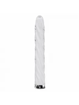 Playboy In A Twist Glass Model - Spiral Textured, USB Rechargeable, 17.5 cm