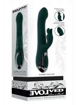 EVOLVED Rabbit Tap Tap Dual-Action Silicone Intimate Machine, 24.9 cm