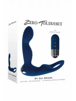 ZERO TOLERANCE BY ALL MEANS Remote Prostate Massager with Turbo Mode