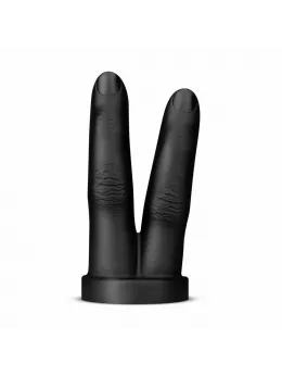 BUTTR Victory Double Finger Silicone Plug - Ergonomic Black Model