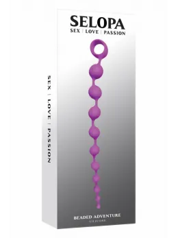 SELOPA Beaded Adventure Silicone Flexible Intimate String 35.6cm