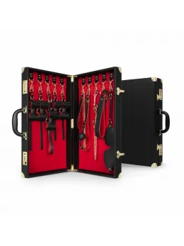 Bedroom Fantasies Locker Collection 11-Piece PU Leather Bondage Set