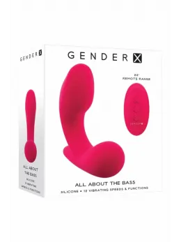 GENDER X All About The Bass Remote-Controlled Vibrating System, Black