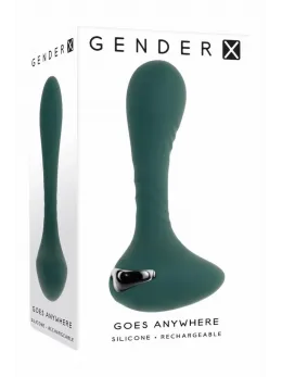 Gender X Goes Anywhere Ergonomic Silicone Plug Vibrating 12.3 cm