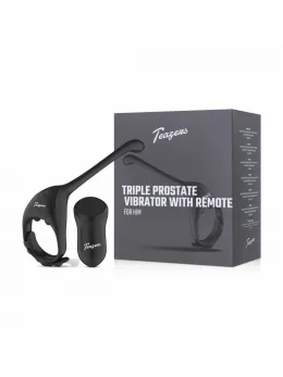 Teazers Triple Prostate Model with Remote Control & Adjustable Ring