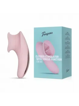EasyToys Clitoral Stimulator with Thong Pink - Rechargeable Silicone Model
