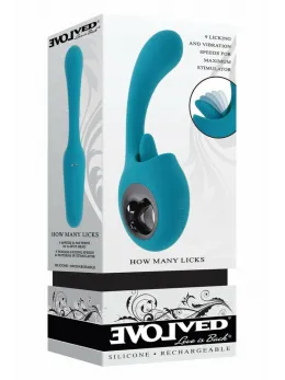 EVOLVED HOW MANY LICKS Rechargeable Silicone Intimate Machine 17.8cm Purple