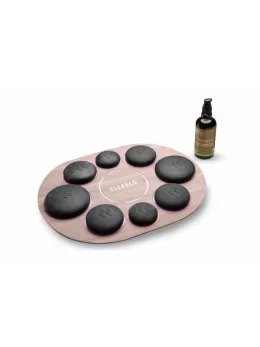 S1 Revival Hot Stone Spa Set - 8 Basalt Stones for Home Relaxation