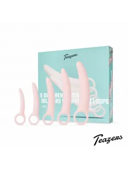 Teazers Silicone Vaginal Dilator Set - 5 Sizes, Flexible & Body-Safe