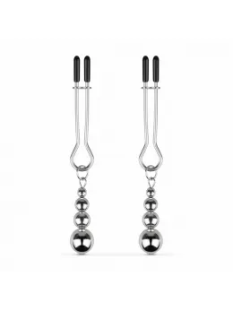 Bedroom Fantasies Silver Adjustable Pressure Nipple Clamp Set