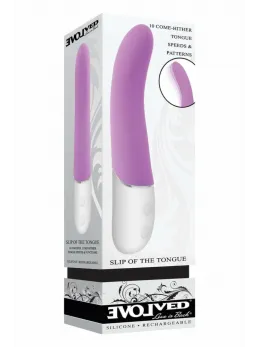 EVOLVED Slip of the Tongue Silicone Vibrator 10 Modes Waterproof 21cm