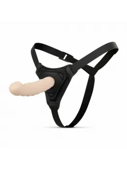 EasyToys Silicone Intimate Machine with Adjustable Harness Black 13cm