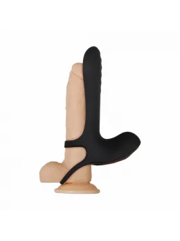 Evolved Vibrating Enhancement Ring Black - Adjustable, 9-Mode, Waterproof