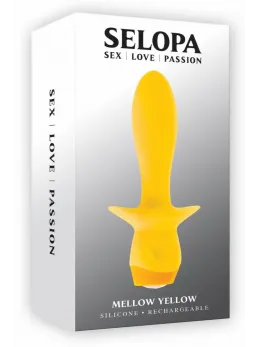 SELOPA MELLOW YELLOW Vibrating Plug Flexible Silicone USB 13.5cm