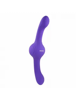 Evolved Our Gyro Vibe Dual-Ended Flexible Silicone Massager Purple