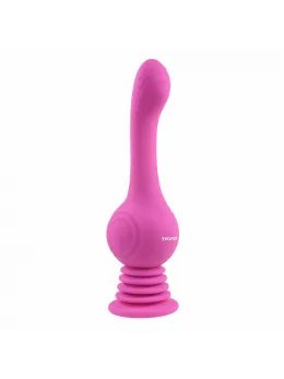 Evolved Gyro Vibe Pink Rechargeable Silicone Intimate Device 19cm