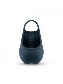 Boners Blue Stimulating Silicone Ring & Pouch 10-Mode Waterproof System
