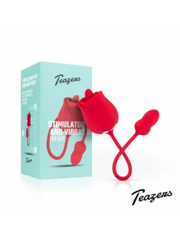 Teazers Rose Duo Rechargeable Intimate Device with Dual Motors Pink