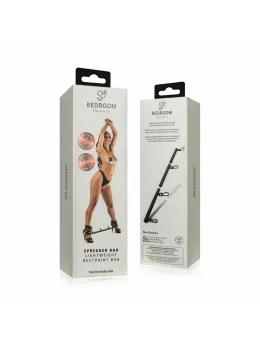 Ouch! Adjustable Spreader Bar Black - Anodized Aluminum, 41-62 cm
