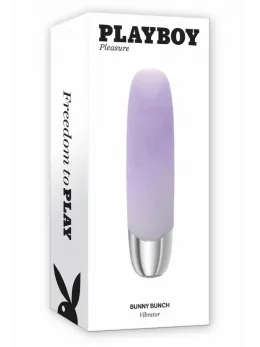 PLAYBOY Bunny Bunch Bullet Vibrator Opal-White 7 Modes Waterproof