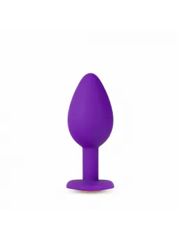 Blush Temptasia Heart-Shaped Silicone Plug Small Purple Gemstone