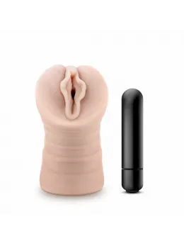 Blush M for Men Ashley Intimate Device with Vibrating Bullet Insert X5 Material