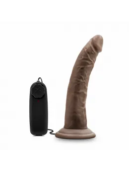 Blush Dr. Skin Dr. Dave Vibrating Model with Suction Base Chocolate 18cm