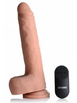 Nalone XL Vibrating & Thrusting Silicone Model with Suction Base - Black