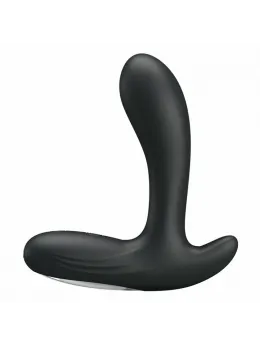 Baile Backie Vibrating Plug 30 Modes Rechargeable Black Silicone